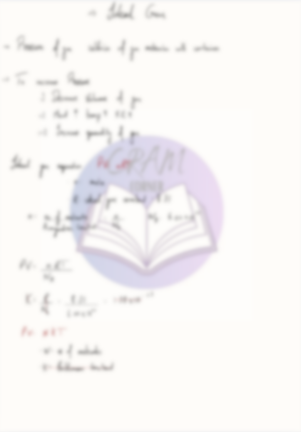 Physics A2-Ideal Gases