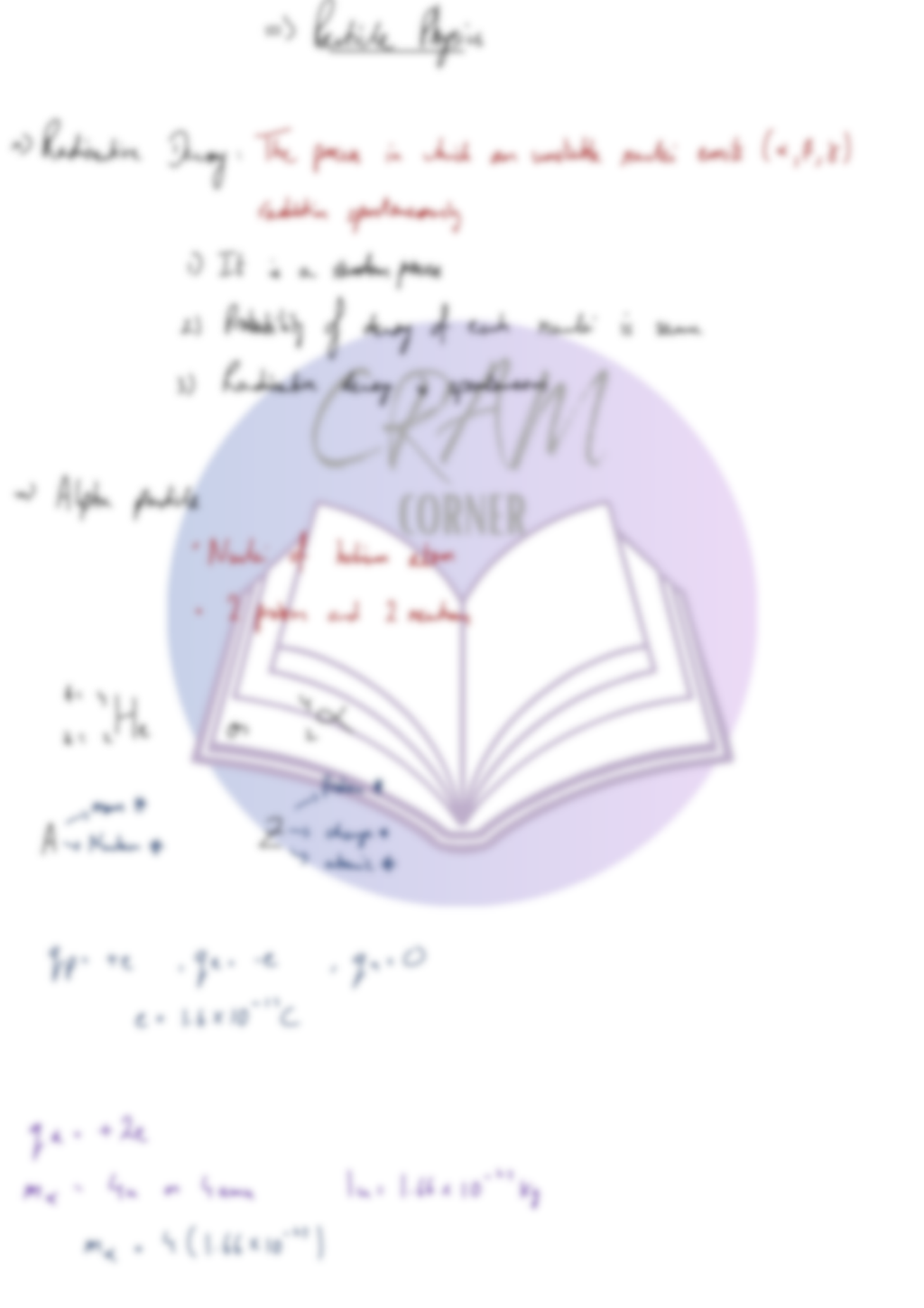 Physics AS- Particle Physics